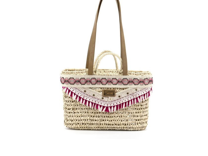 Shopper nudos RENATTA fuxia